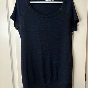 Navy Blue Maternity Top